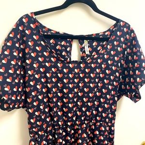 Espresso Summer Dress with Hearts ♥️